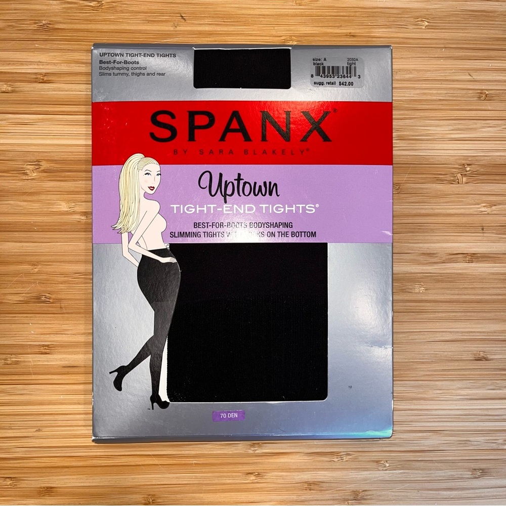 SPANX Women‎ Uptown Tight End Tights Black Bodyshaping Sz A XS S NEW Shapewear